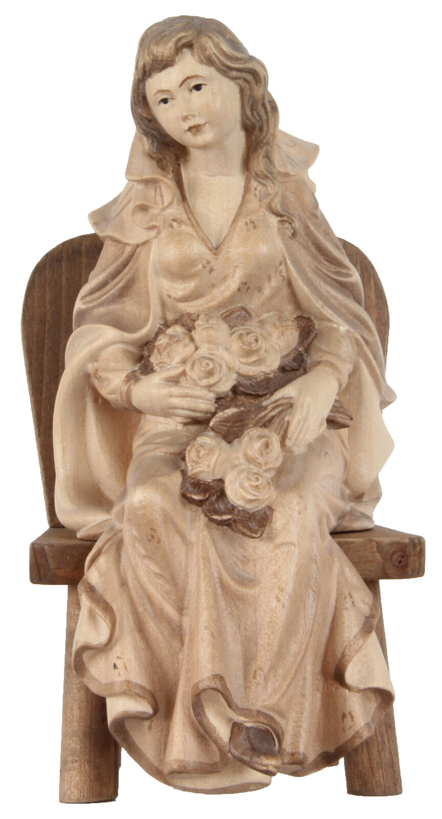 Rosenfrau sitzend