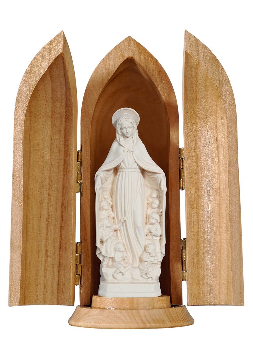 Schutzmantelmadonna in Nische