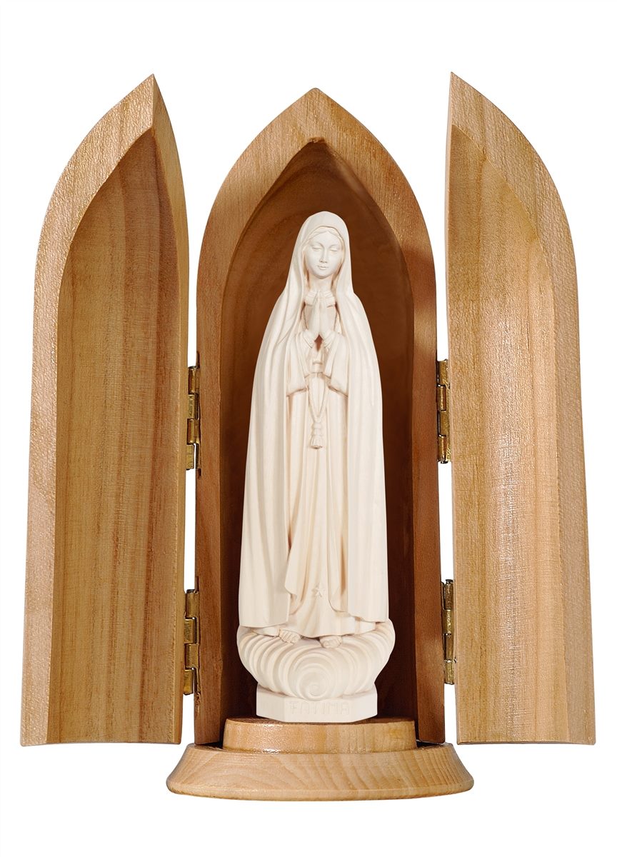 Madonna Fátima Capelinha in Nische