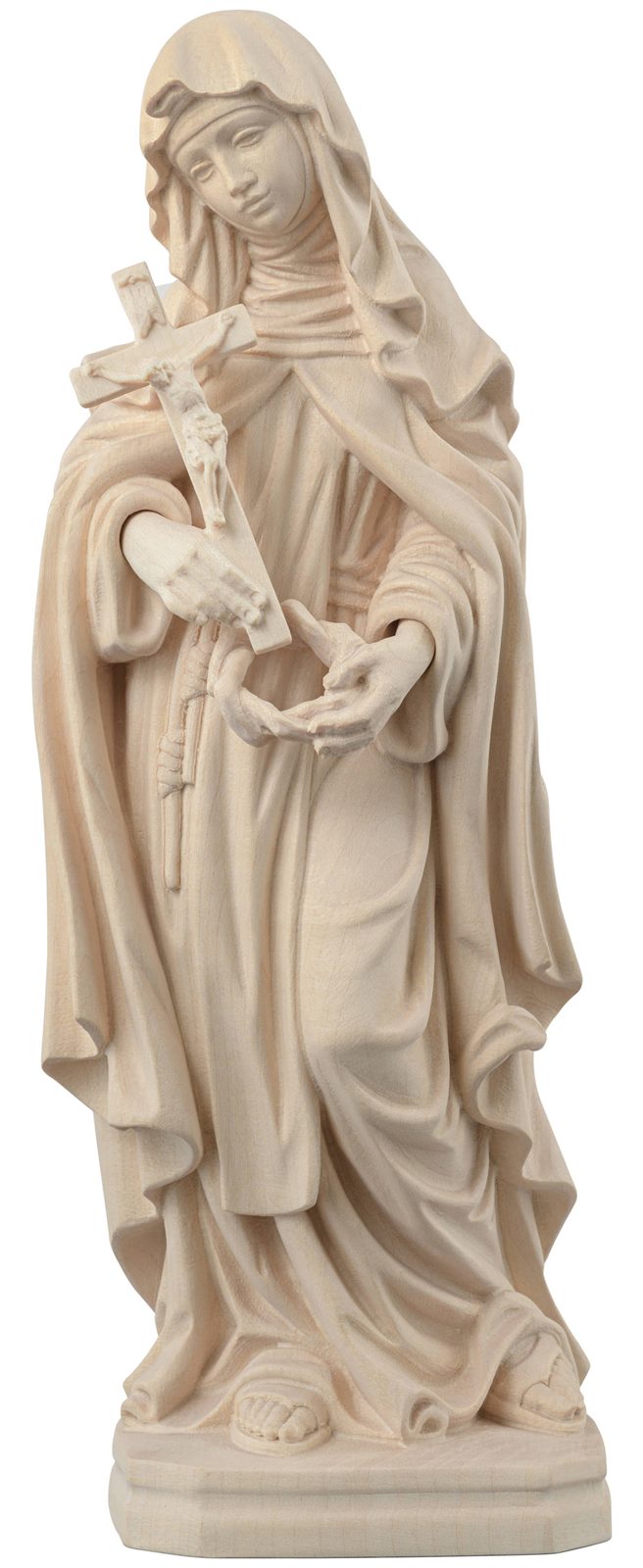 Hl. Rita mit Christuskreuz und Dornenkranz
