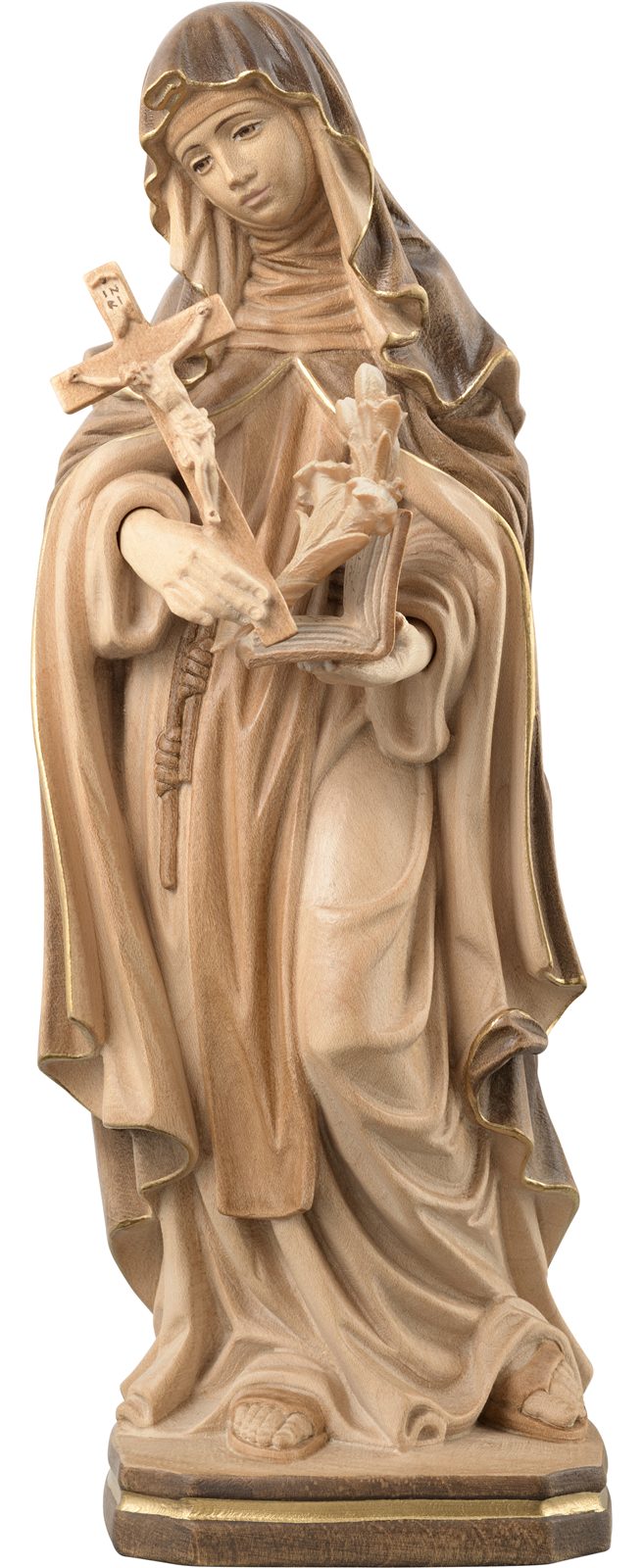 Hl. Theresa Benedicta vom Kreuz mit Buch und Lilie