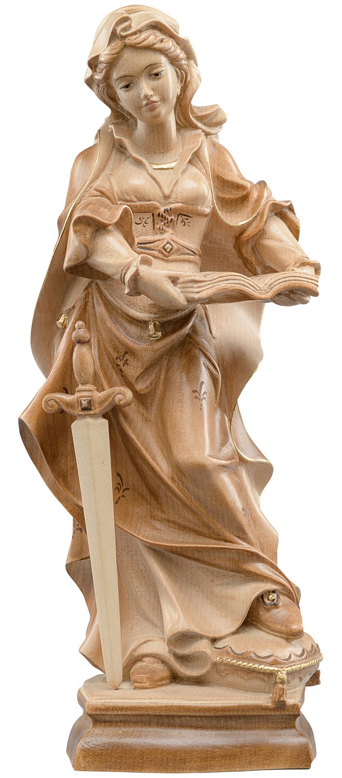 Hl. Susanna mit Buch und Schwert