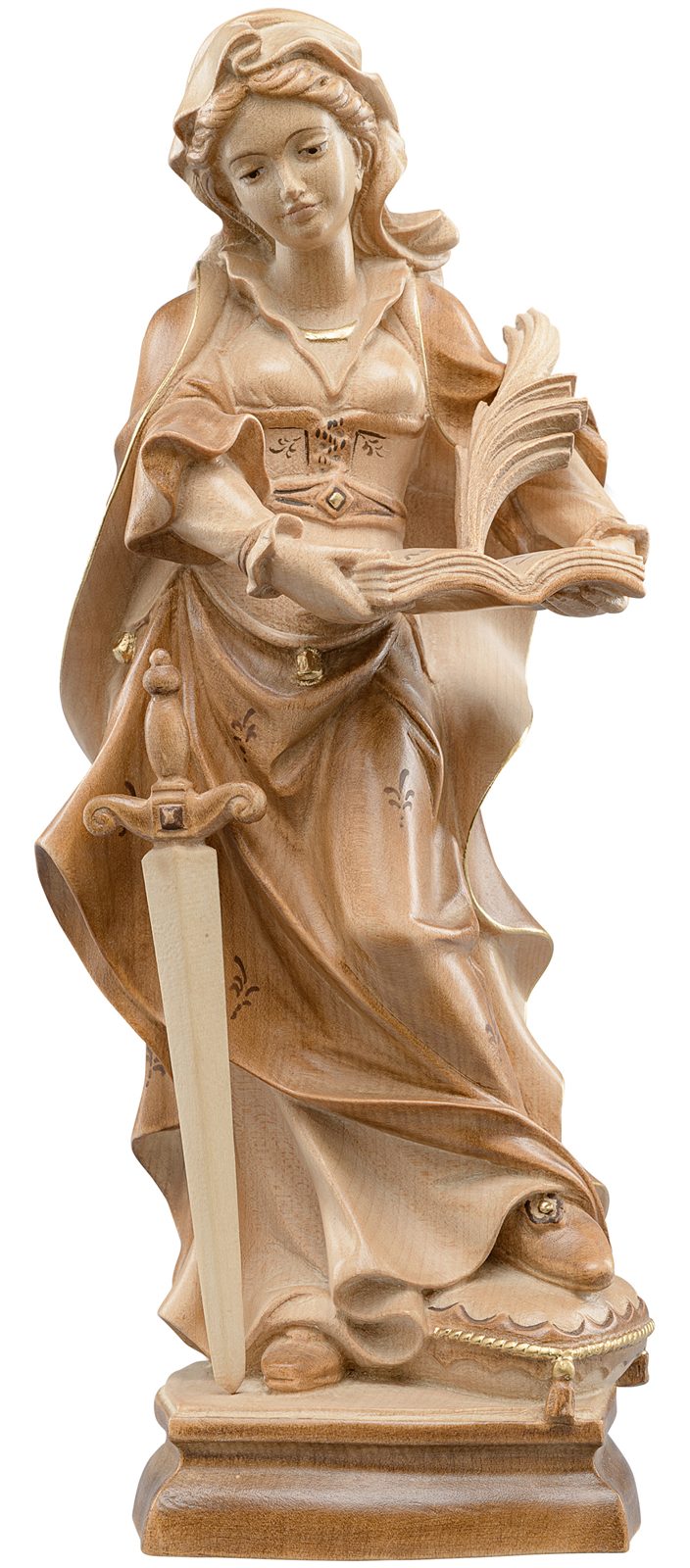 Hl. Regina mit Buch, Palme und Schwert