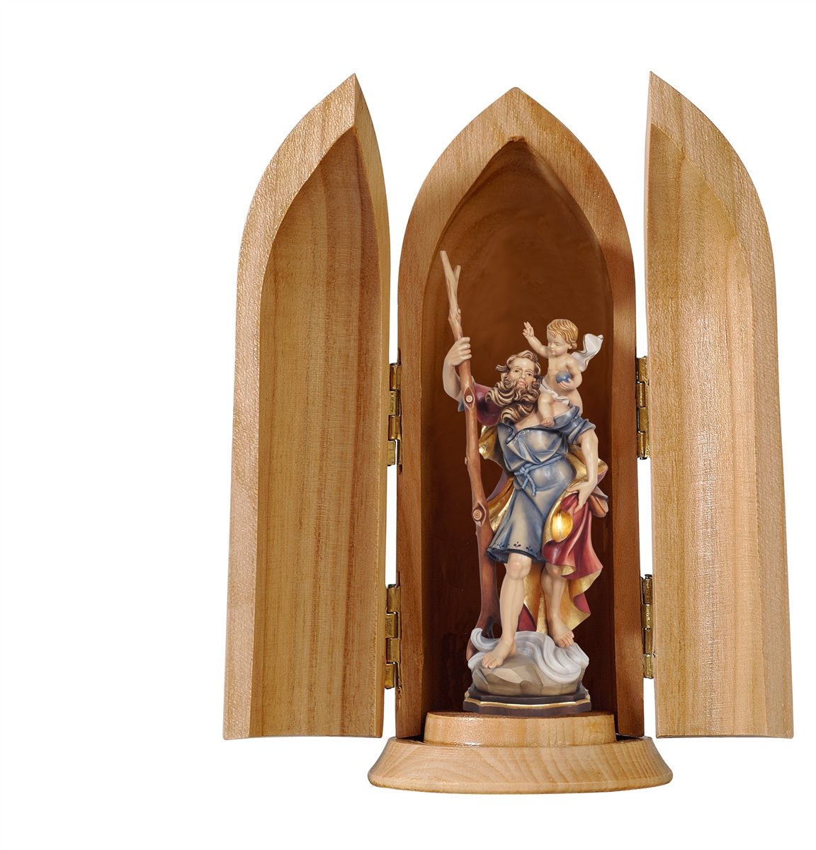 Hl. Christophorus in Nische