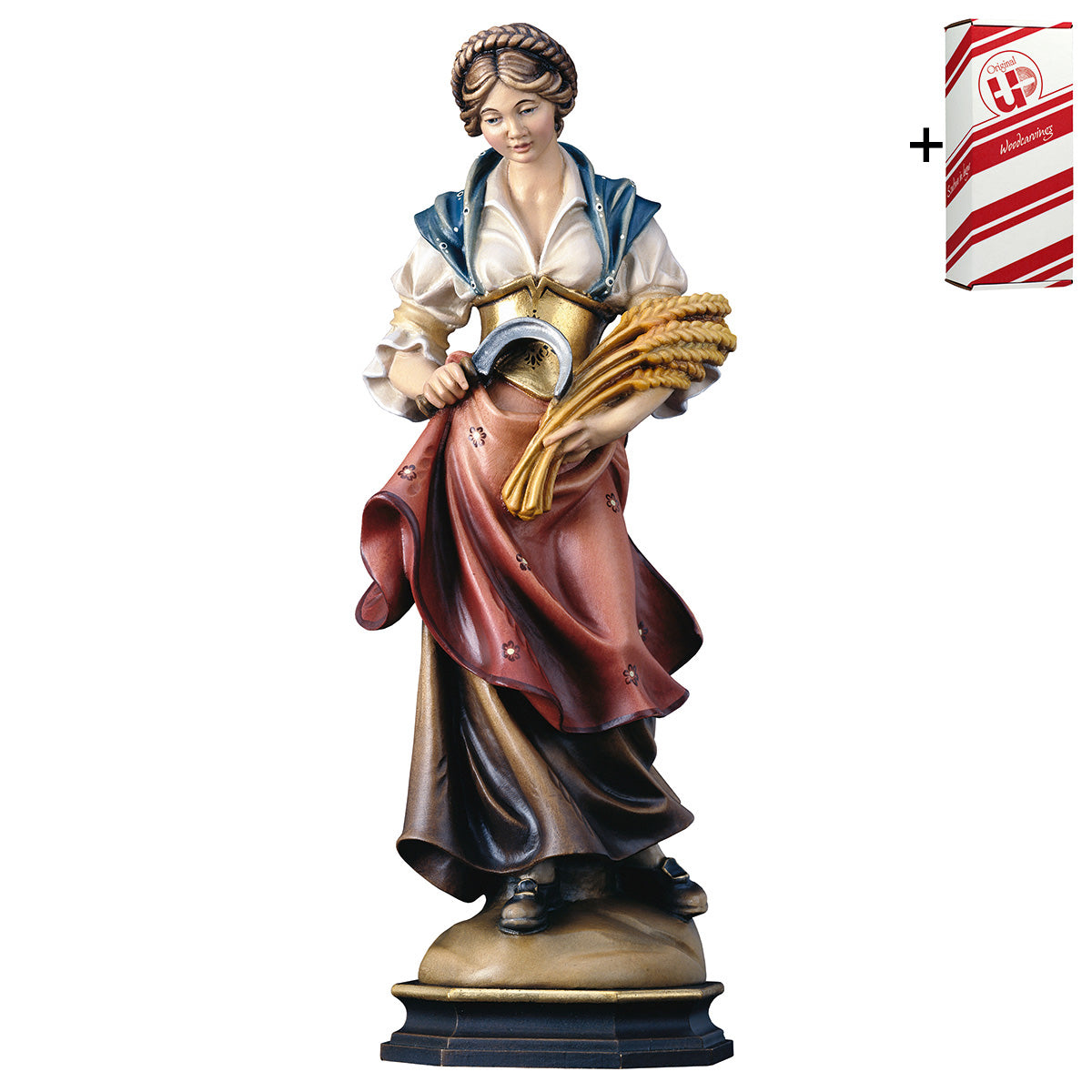 Hl. Notburga von Rattenberg mit Sichel + Geschenkbox