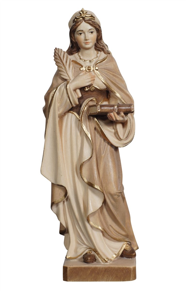 Heiligen Figur mit Palme und Buch