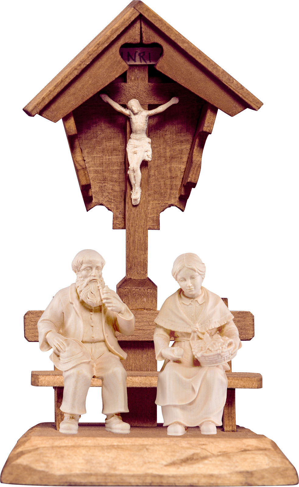 Feldkreuz mit Opa und Oma