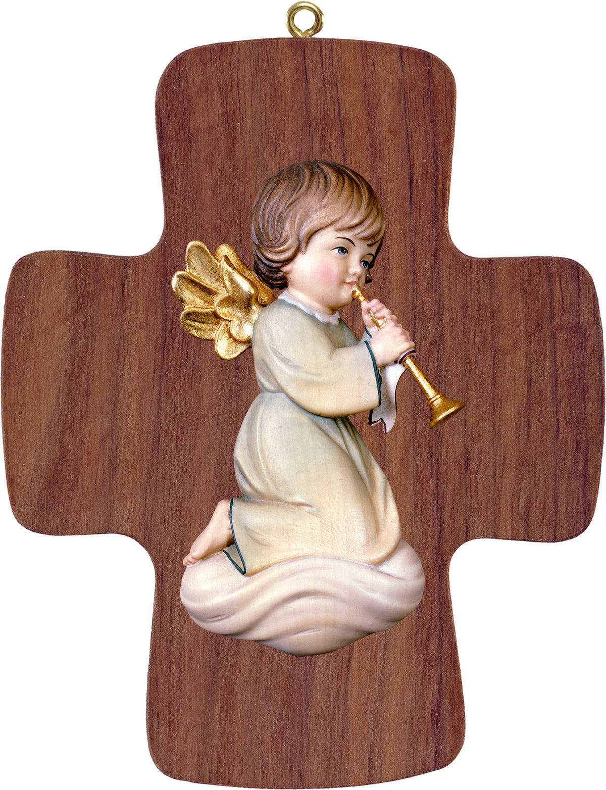 Kreuz mit Pitti - Engel mit Posaune