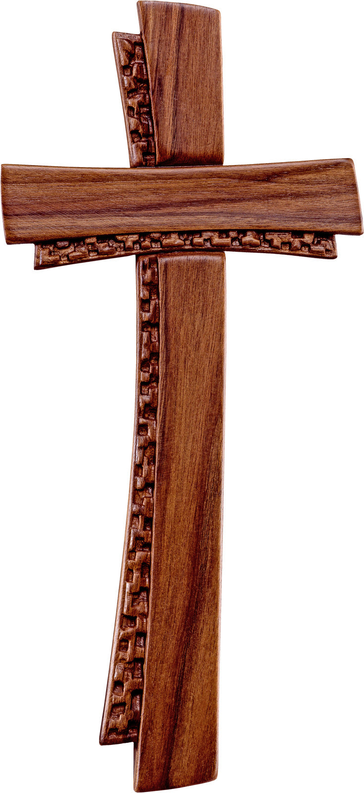 Decokreuz Nuss