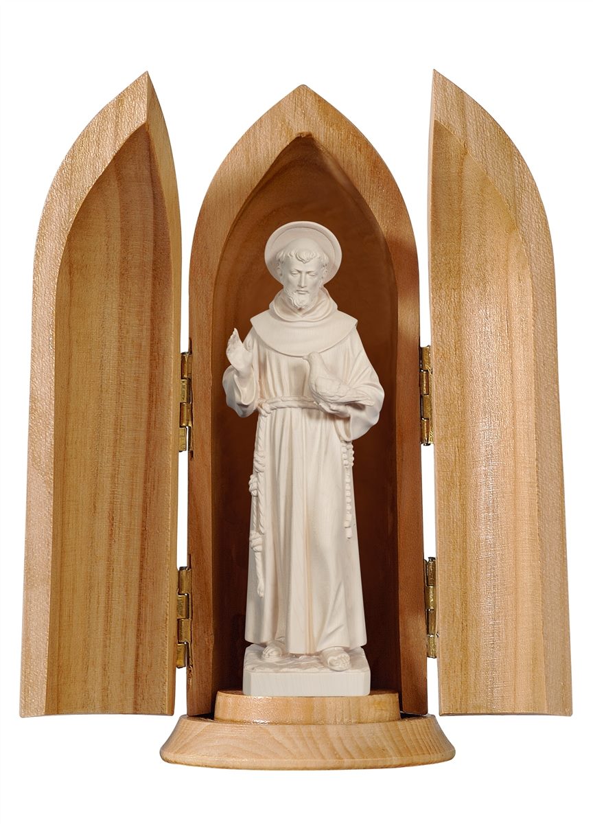Hl. Franziskus in Nische