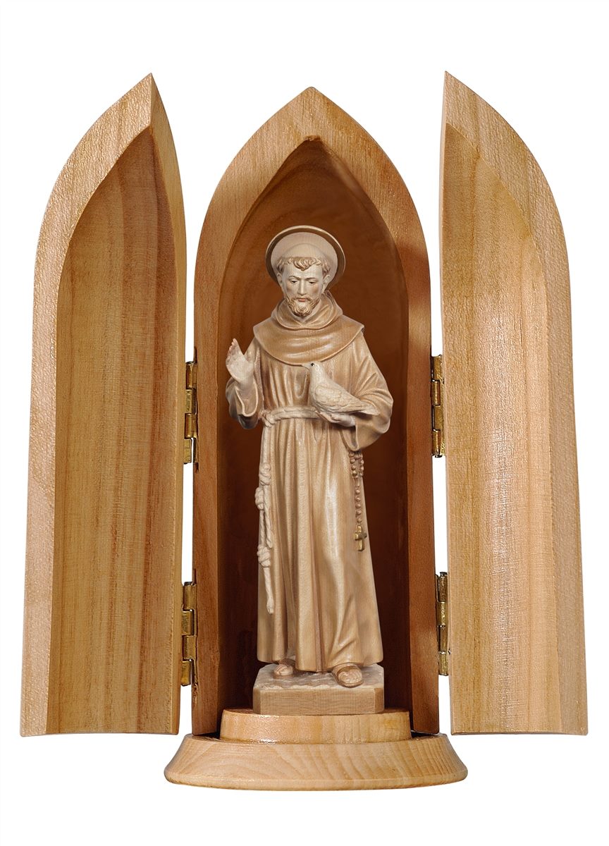 Hl. Franziskus in Nische