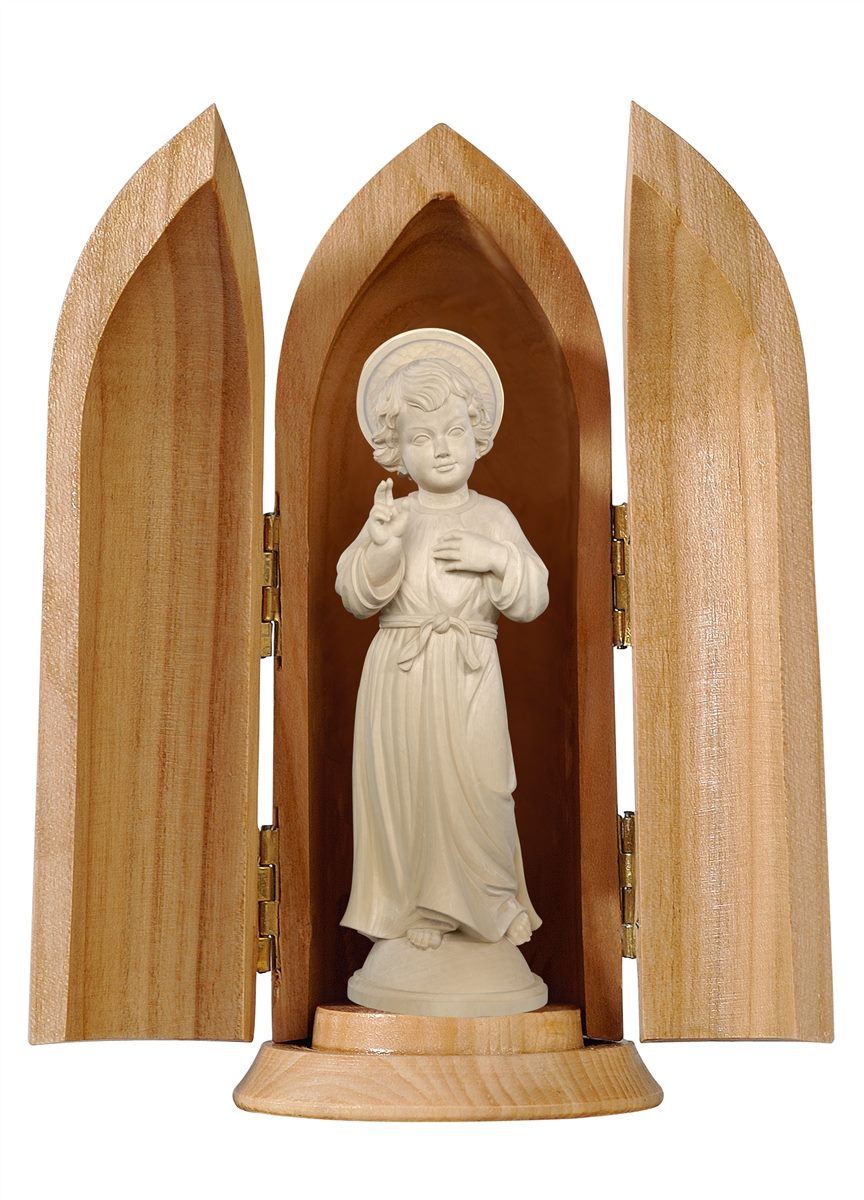 Christuskind-Knabe in Nische