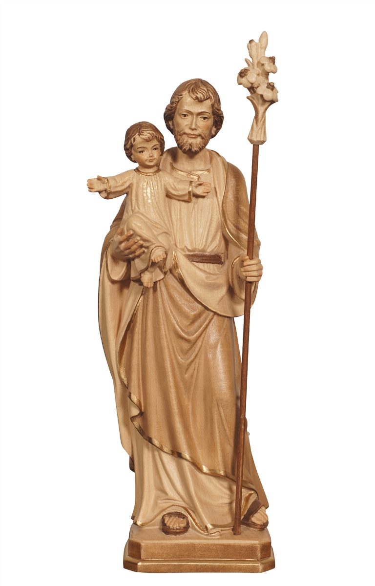 Hl. Josef mit Kind und Lilienstab