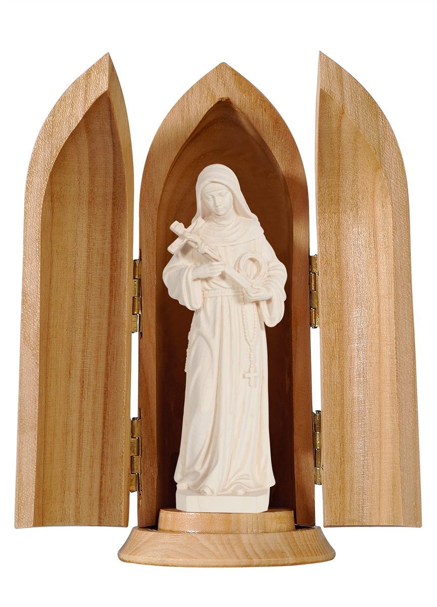 Hl. Rita in Nische