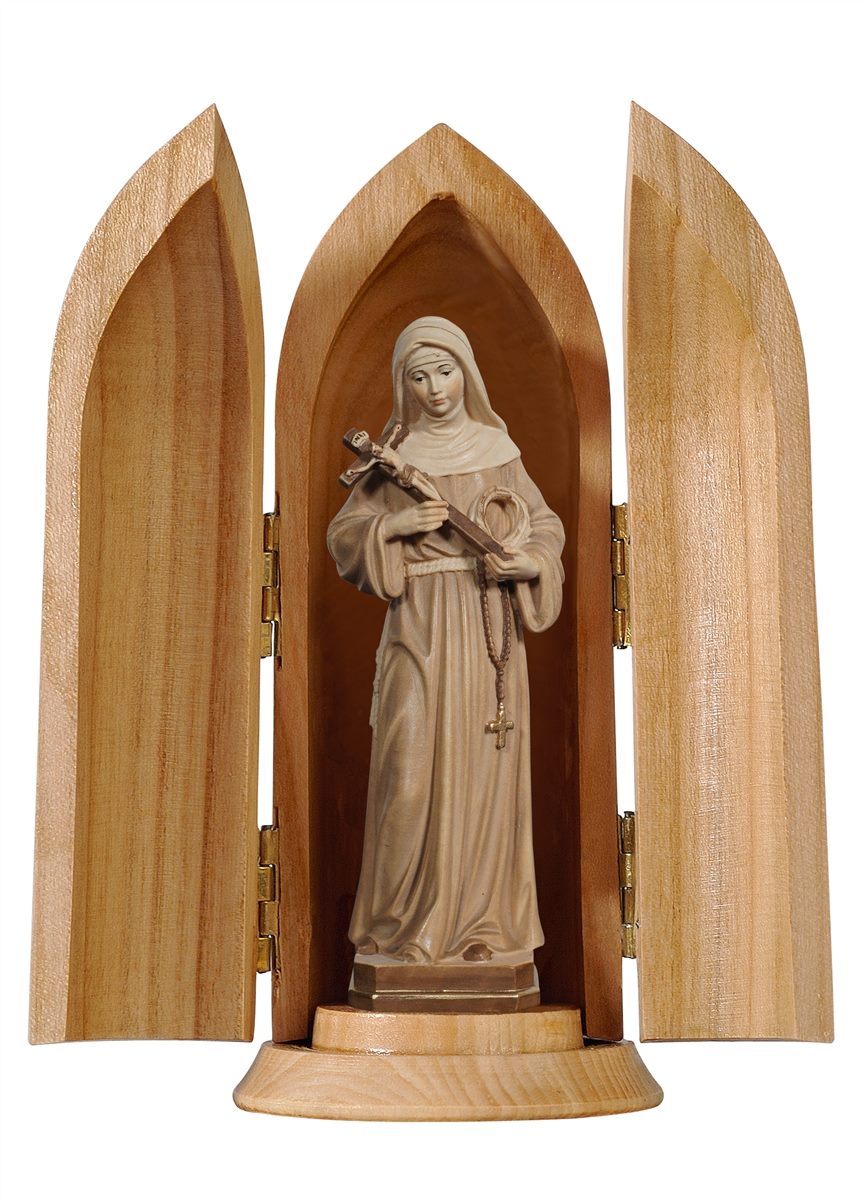 Hl. Rita in Nische