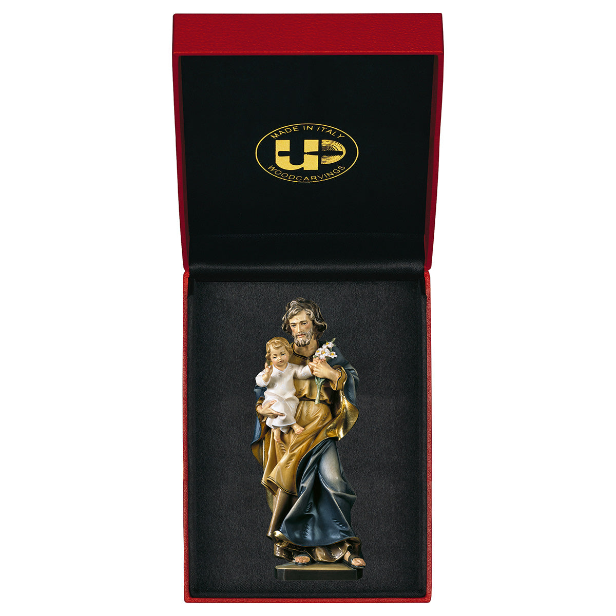 Hl. Josef mit Kind und Lillie + Etui