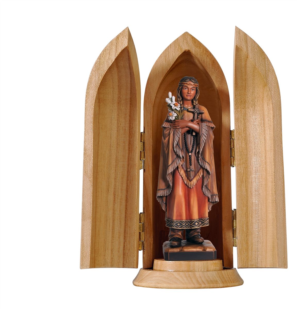 Hl. Kateri Tekakwitha in Nische