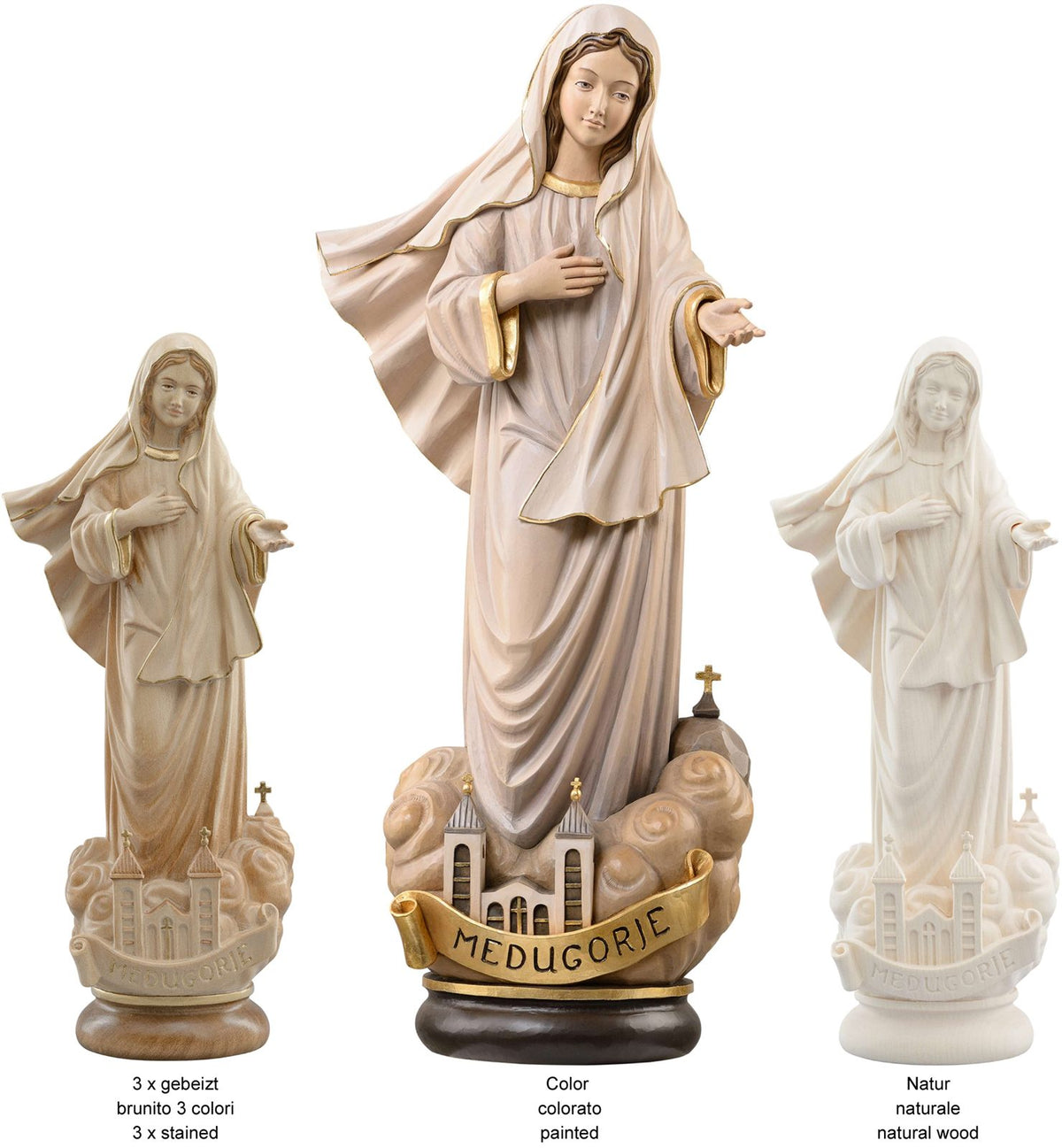 Madonna Medugorje mit Kirche