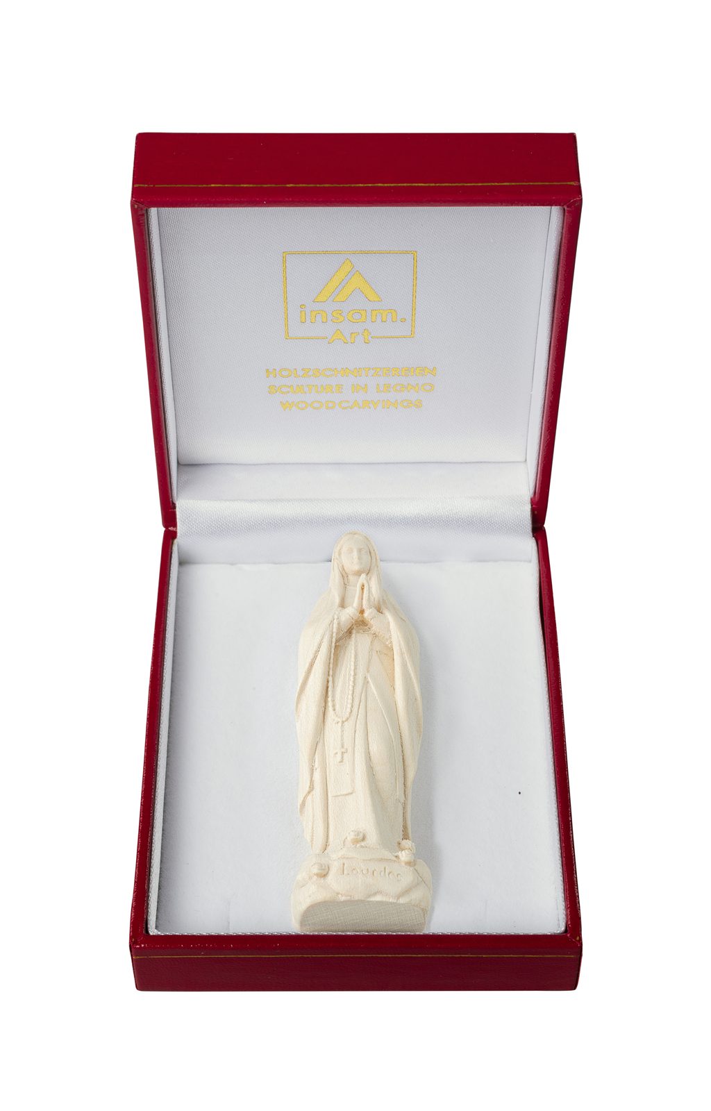 Etui mit Madonna Lourdes stilisiert