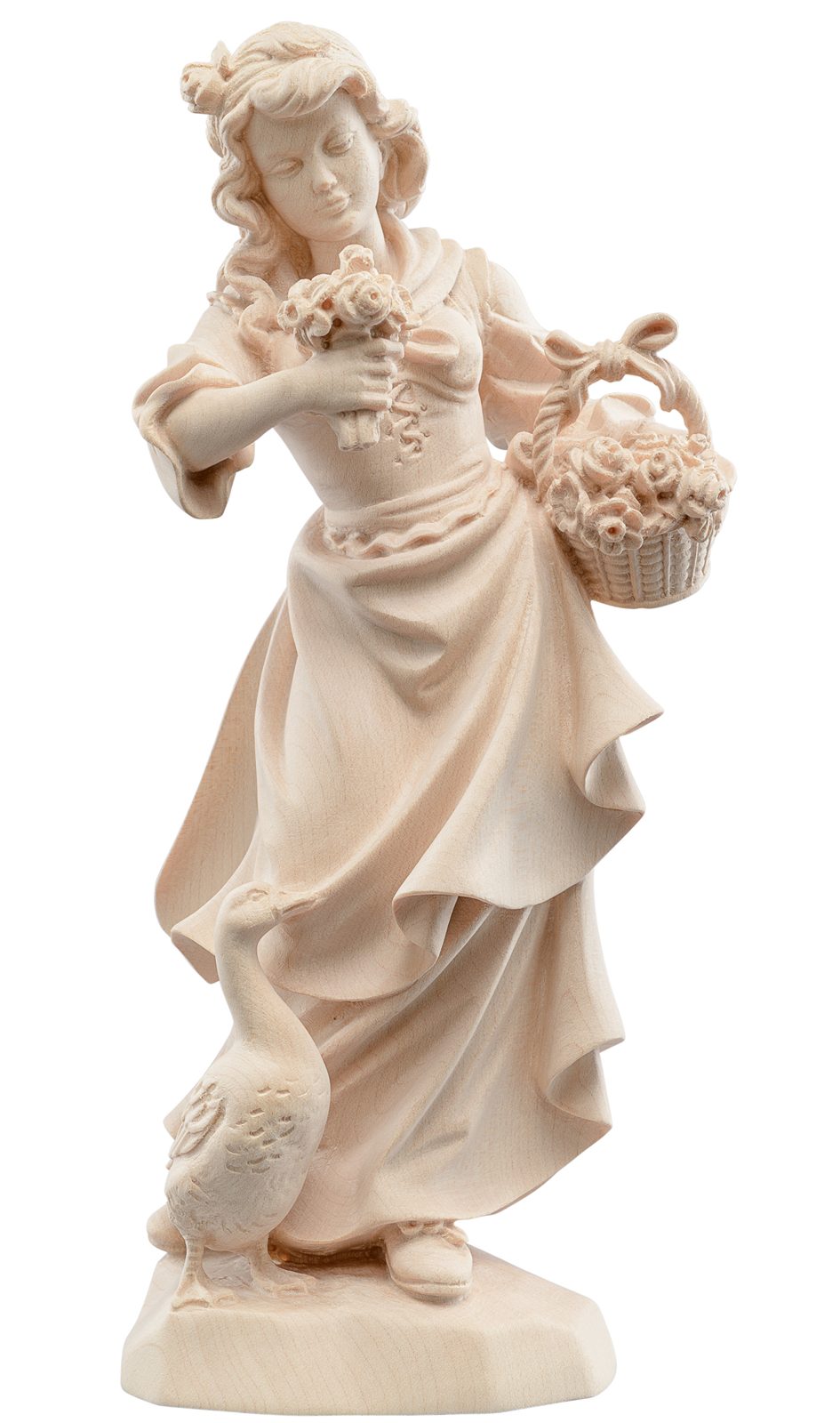 Frau mit Blumenkorb  -25%