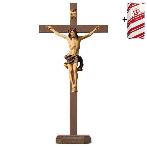 Kruzifix Nazarener Stehbalken + Geschenkbox