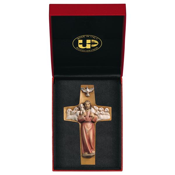 Kreuz Gute Hirte + Etui