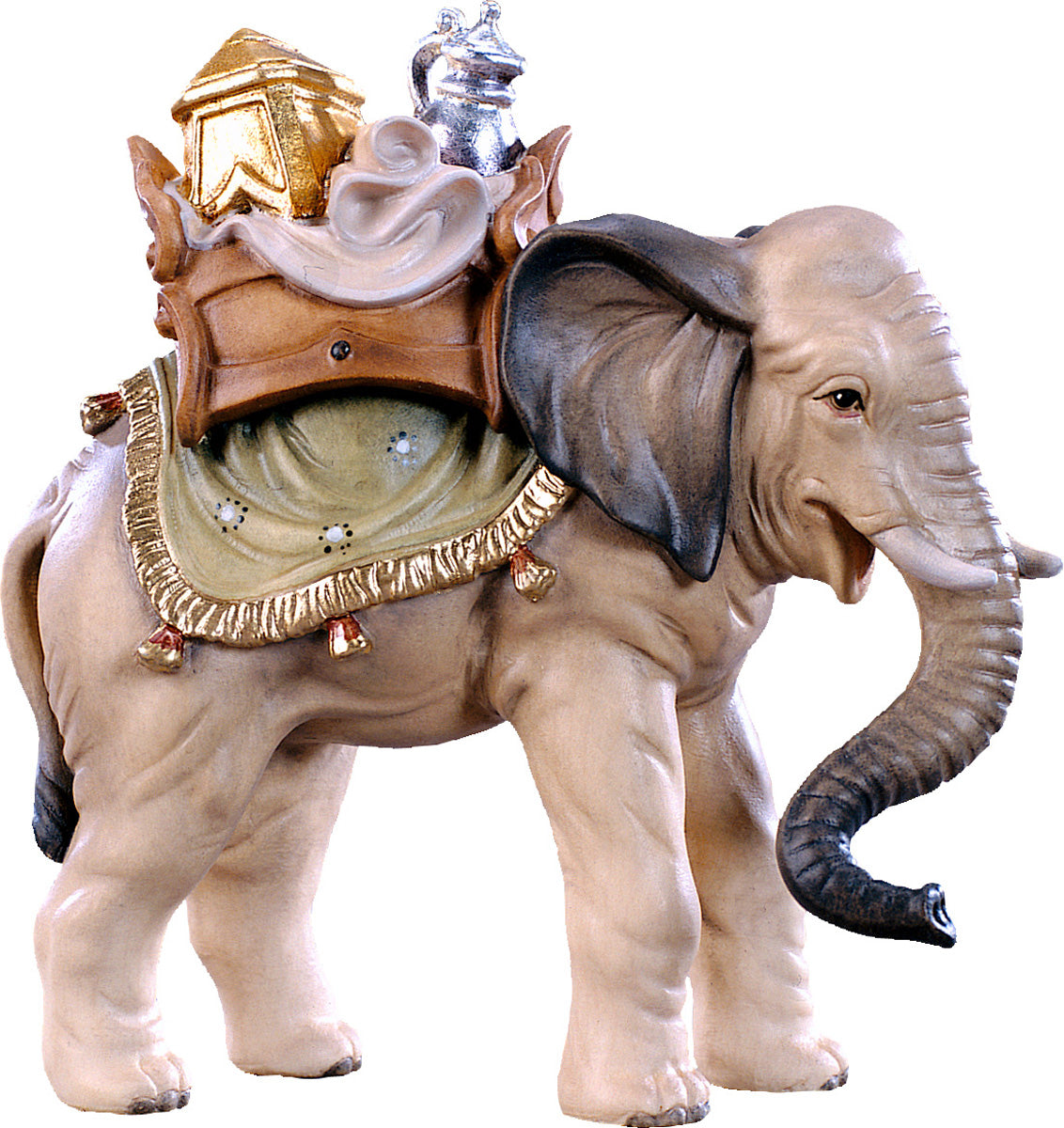 Elefant mit Gepäck H.K.