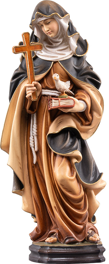 Hl. Maria Crescentia mit Taube, Kreuz und Buch