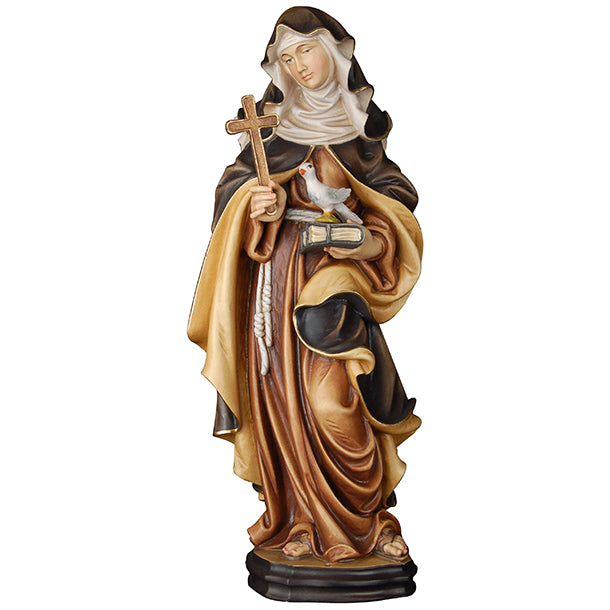 Hl. Maria Crescentia mit Taube, Kreuz und Buch