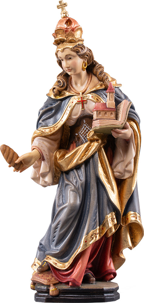 Hl. Mathilde mit Brot und Kirche