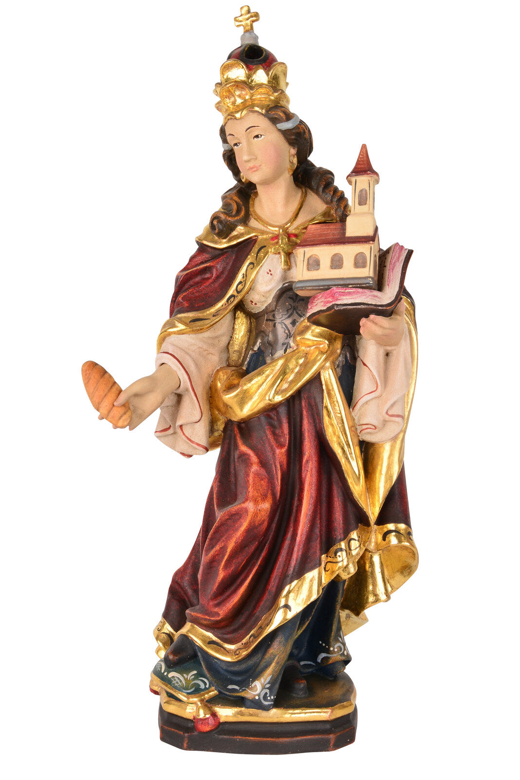 Hl. Mathilde mit Brot und Kirche