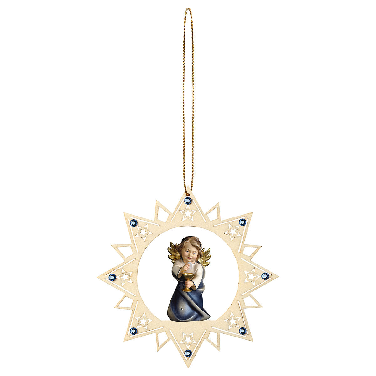Herzengel mit Kelch Sternchen Stern Crystal
