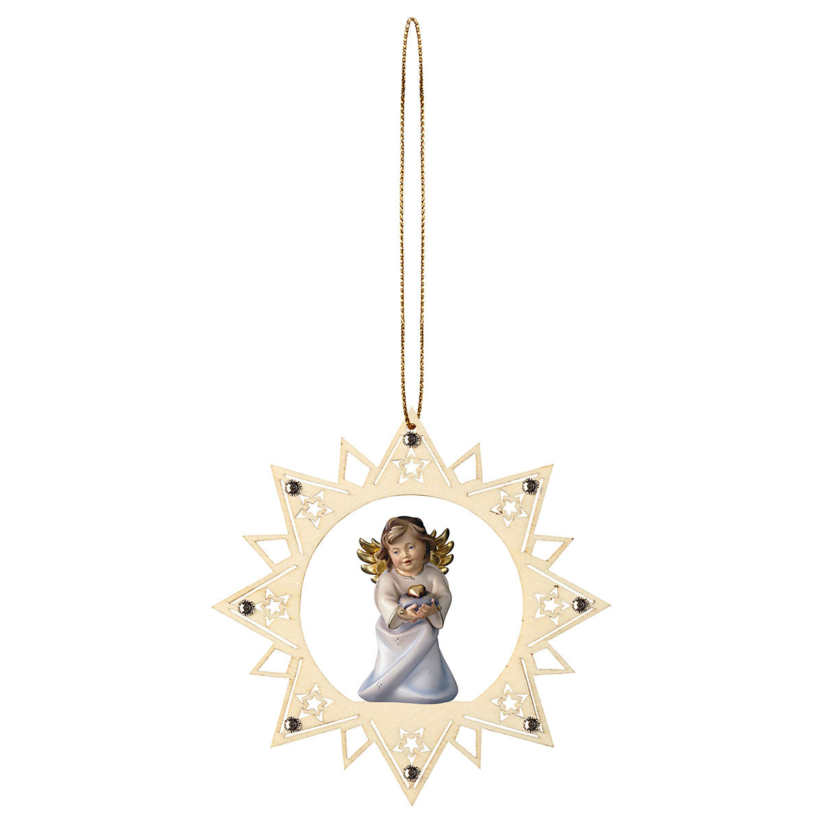 Herzengel mit Herz Sternchen Stern Crystal