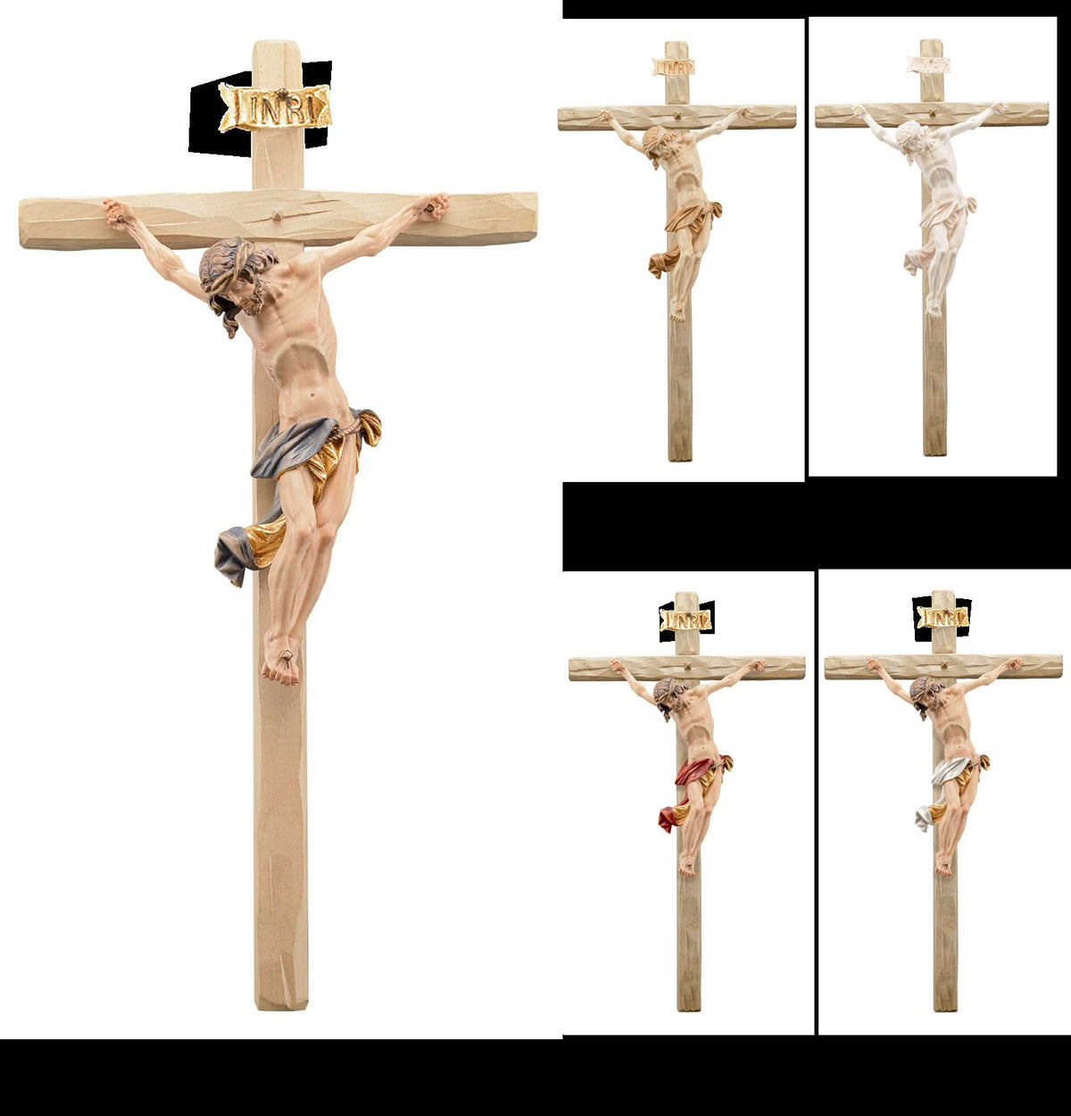 Christus barock mit geradem Kreuz