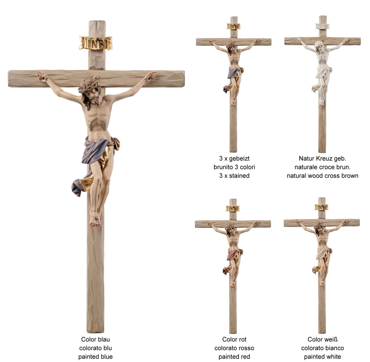 Christus Benedikt mit Kreuz gerade