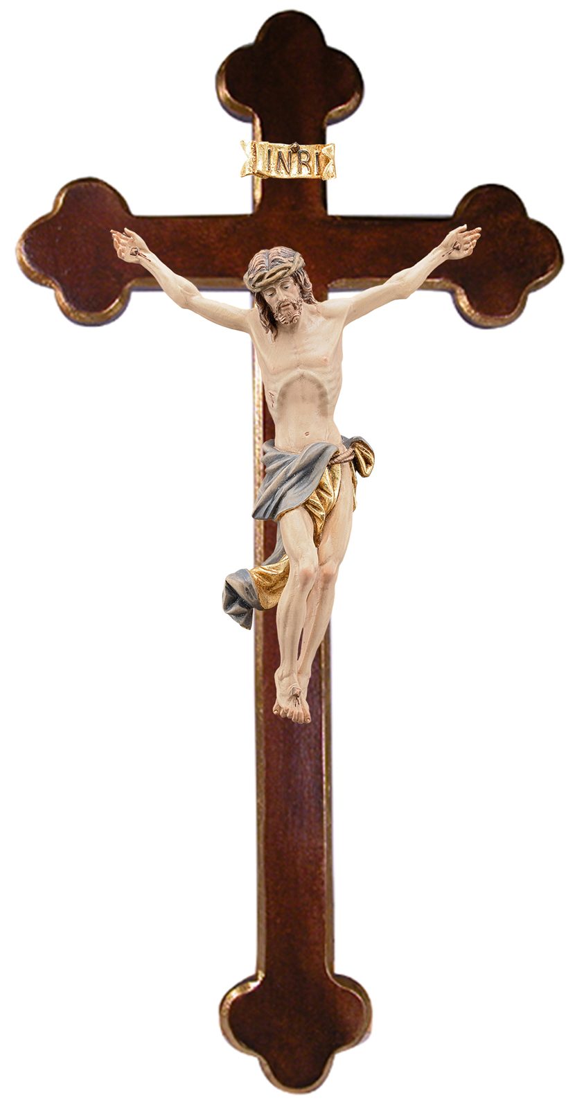 Christus Benedikt mit Kreuz barock