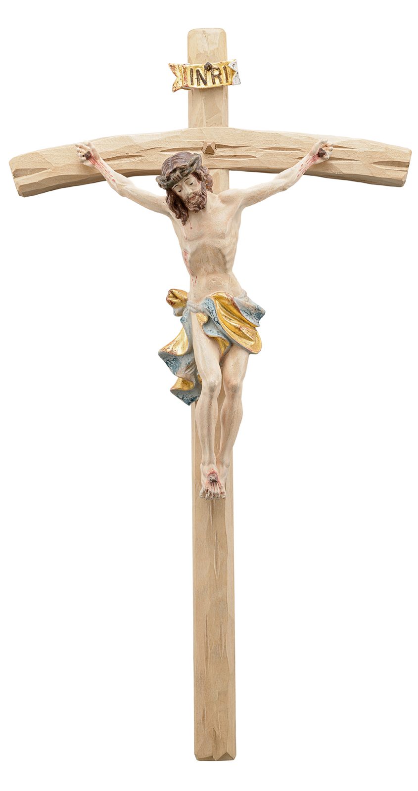 Christus Insam mit Kreuz gebogen