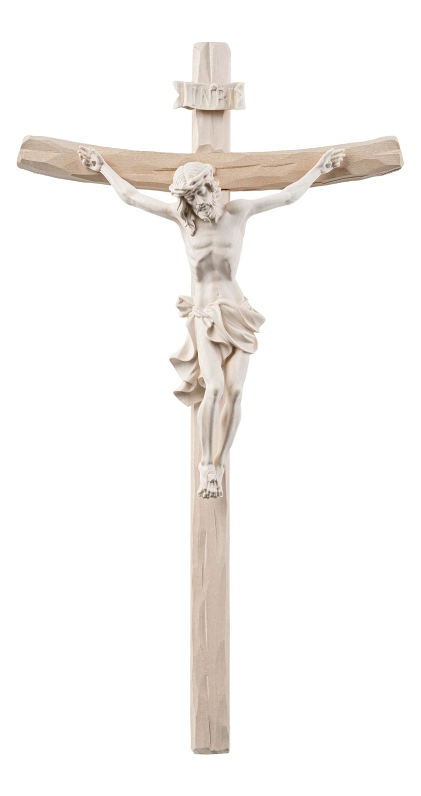Christus Insam mit Kreuz nach oben gebogen
