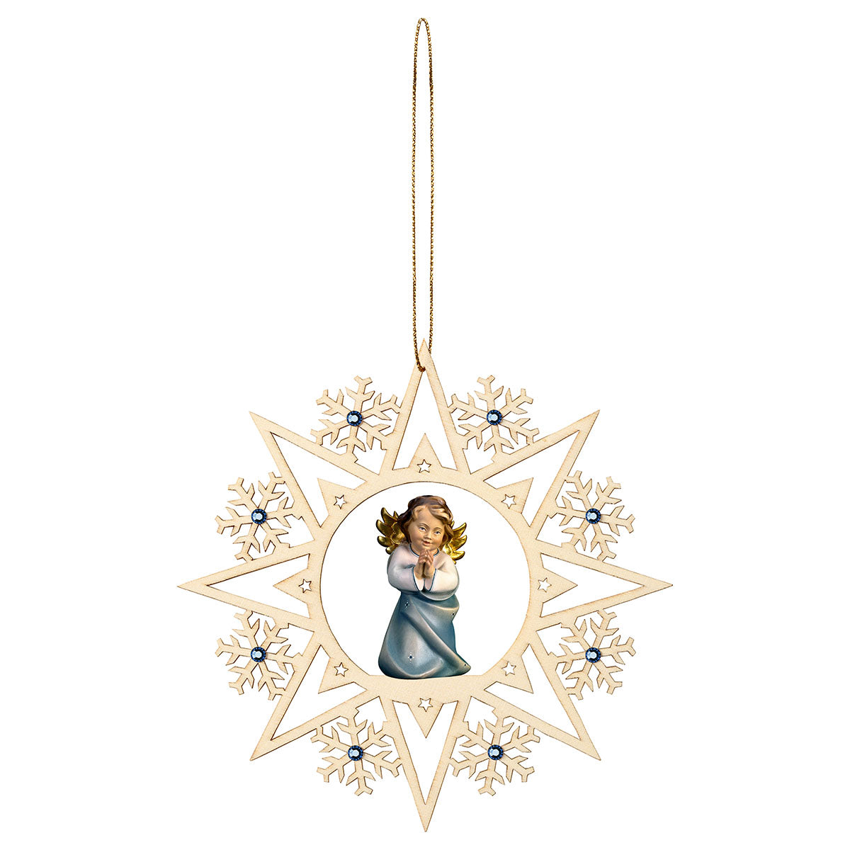 Herzengel betend Kristall Stern Crystal