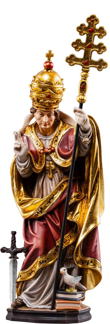 Hl. Fabian mit Schwert  und  Taube