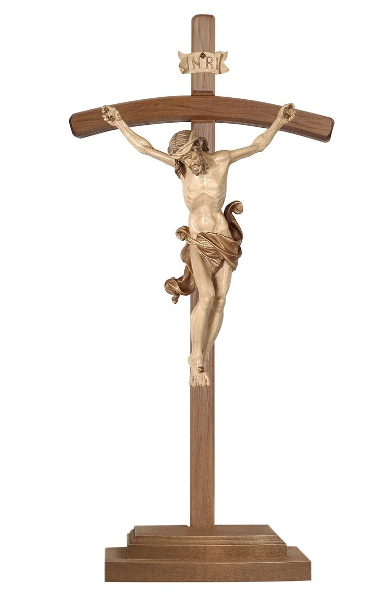 Christus Leonardo Stehkreuz gebogen