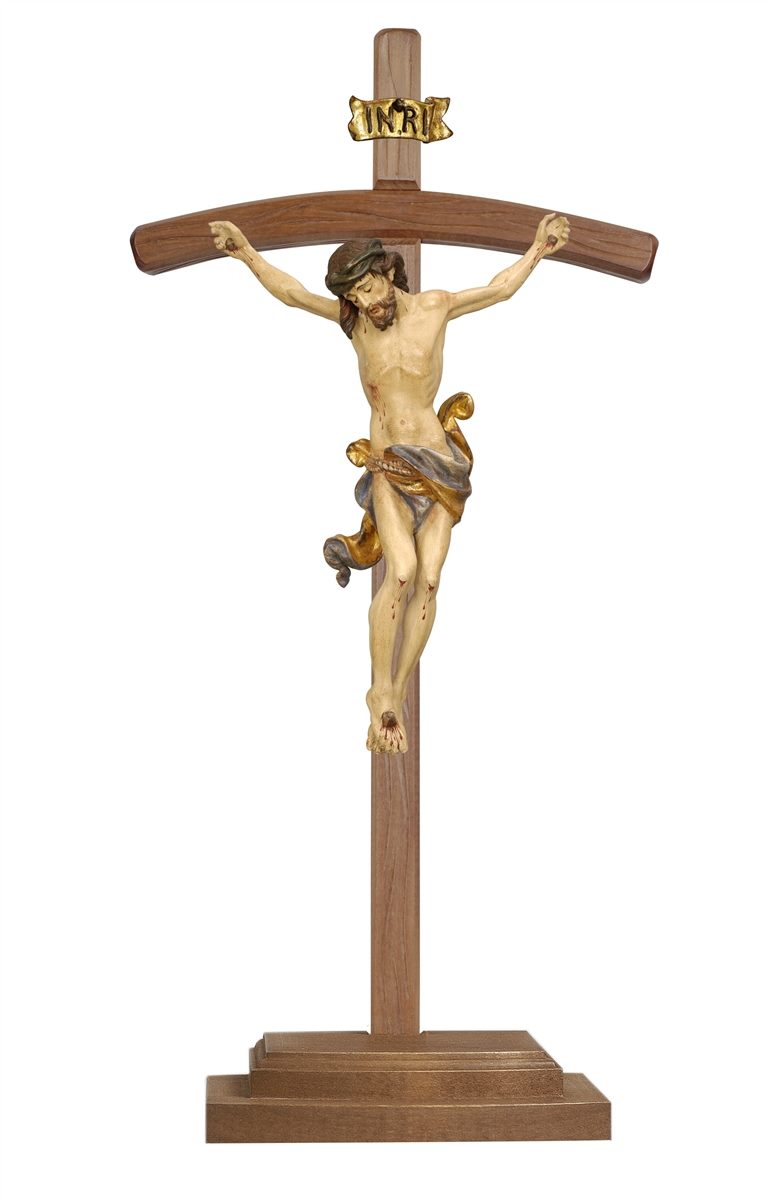 Christus Leonardo Stehkreuz gebogen