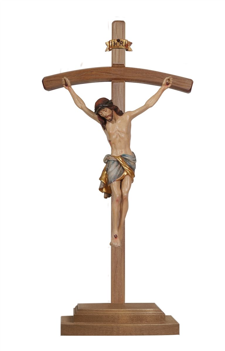 Christus Siena Stehkreuz gebogen