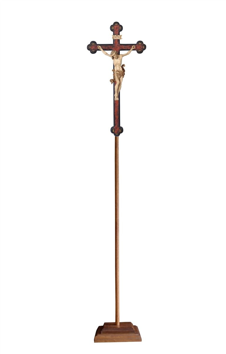 Prozessionskreuz Leonardo Balk.antik alt Barock