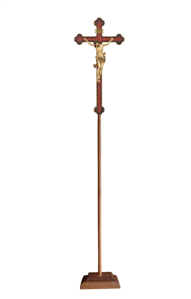 Prozessionskreuz Leonardo Balk.echtgold Barock
