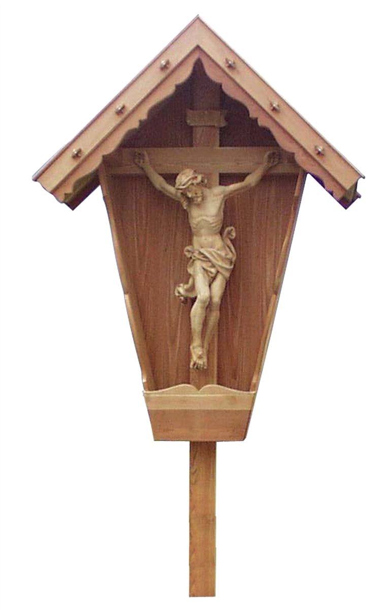 Christus Leonardo auf Feldkreuz Lärche wetterfest