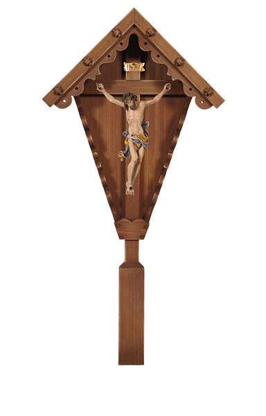 Chistus Leonardo auf Feldkreuz zum Hängen dunkel