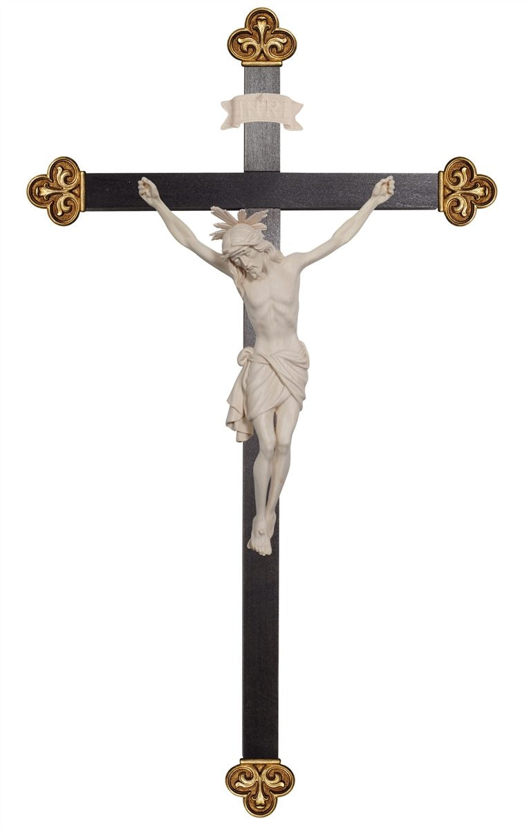 Christus Siena mit Gloriole Balken Barock