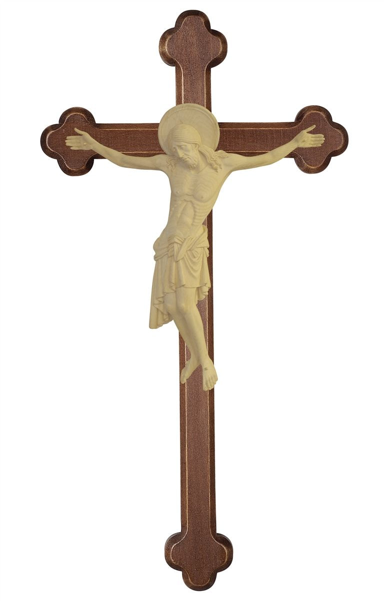 Christus Cimabue Balken gebeizt Barock