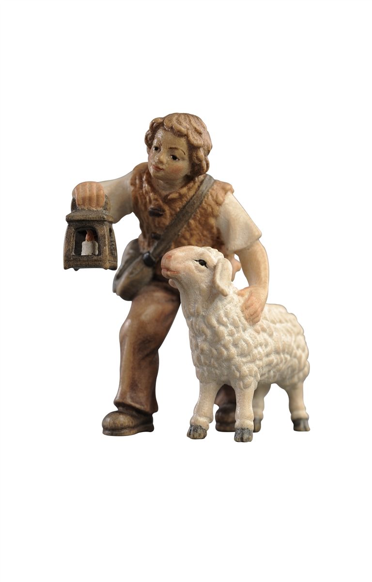 ZI Hirtenbub mit Schaf+Laterne